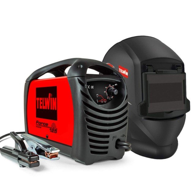 Invertor de sudura Telwin Force 125, 80 A, masca de sudura Tiger