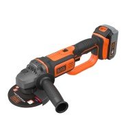 Polizor unghiular pe acumulator Black & Decker BCG720M1-QW, 18V, 1 x 4Ah, 125 mm diametru disc Polizor unghiular pe acumulator Black & Decker BCG720M1-QW, 18V, 1 x 4Ah, 125 mm diametru disc