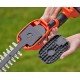 Foarfeca cu acumulator 18V pentru tuns iarba si arbusti Black Decker BCSS18D1-QW, sistem 2 in 1, lungime lama arbusti 20 cm, livrata cu 1 x acumulator 2.0 Ah si incarcator
