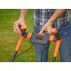 Masina de tuns gazonul cu motor electric Black Decker BEMW471BH-QS, 1600w, latime de taiere 38 cm, cos colector 45 litri