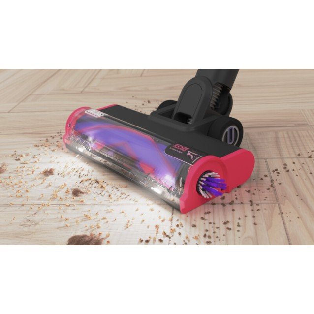 Aspirator vertical pe acumulator 4 in 1 Black & Decker BHFEA640WP-QW, acumulator Li-Ion 21.6V 4 Ah, autonomie pana la 45 min, indicator status LED, 2 trepte de aspirare, iluminare LED perie, filtru anti-alergic