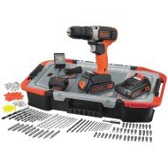 Masina de gaurit si insurubat Black & Decker BCD001BAST-QW, 18 V, 2 acumulatori, incarcator, cutie transport si 160 accesorii Masina de gaurit si insurubat Black & Decker BCD001BAST-QW, 18 V, 2 acumulatori, incarcator, cutie transport si 160 accesorii