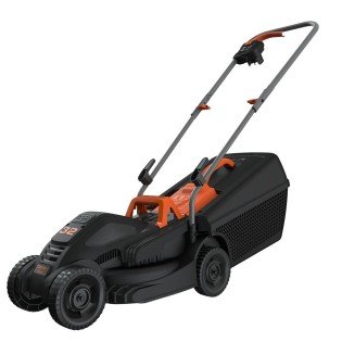 Masina de tuns gazonul cu motor electric Black Decker BEMW451-QS, 1200w, latime de taiere 32 cm, cos colector 35 litri