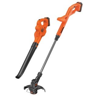 Pachet Black Decker trimmer ST1823 si suflanta GWC1815, acumulator 18V, 2x1.5Ah Pachet Black Decker trimmer ST1823 si suflanta GWC1815, acumulator 18V, 2x1.5Ah
