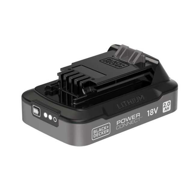 Acumulator Black Decker BDL2018S-XJ 18V 2.0 Ah, indicator Led de incarcare