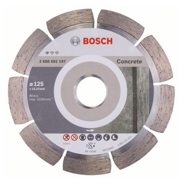 Disc diamantat Bosch Standard for Concrete 125 x 1.6
