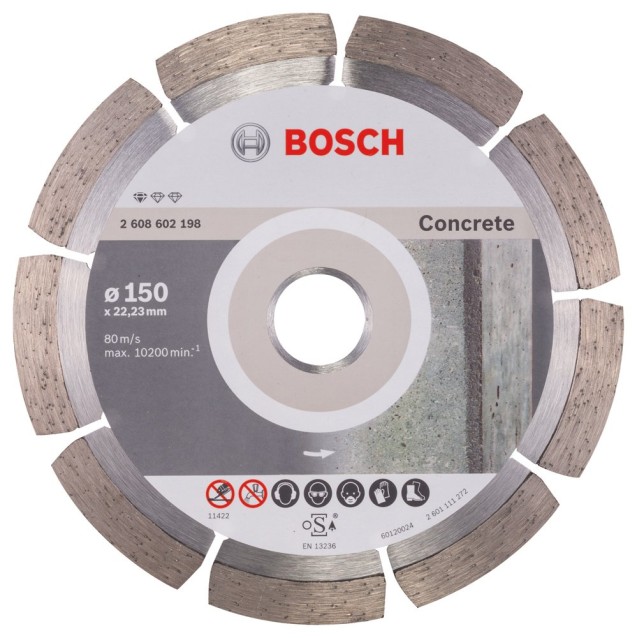 Disc diamantat Bosch Standard for Concrete 150 x 2
