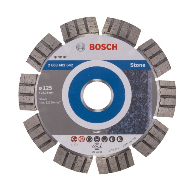 Disc diamantat Bosch Best for Stone 125 x 2.2