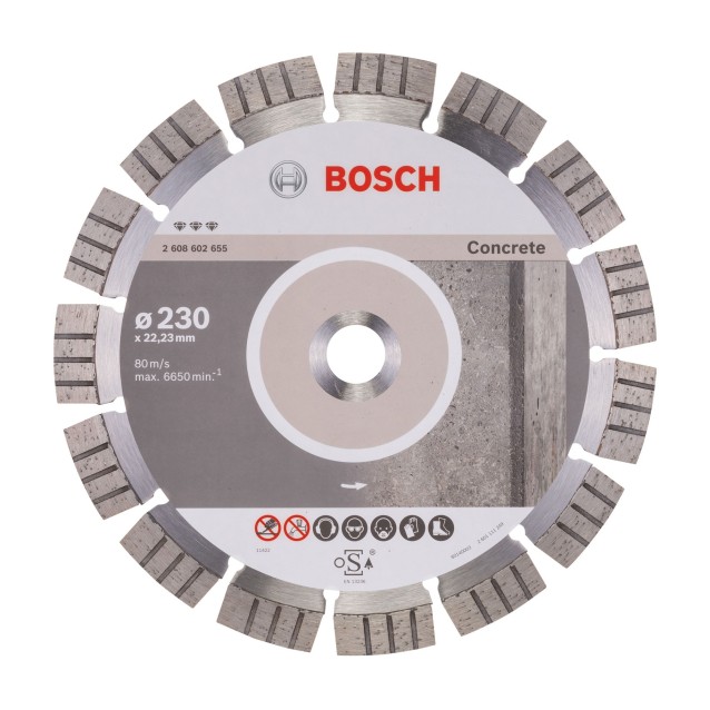 Disc diamantat Bosch Best for Concrete 230 x 2.4