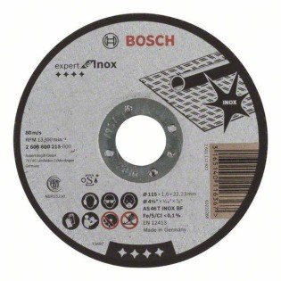 Disc de taiere Expert for Inox Bosch 115 x 1.6 Disc de taiere Expert for Inox Bosch 115 x 1.6