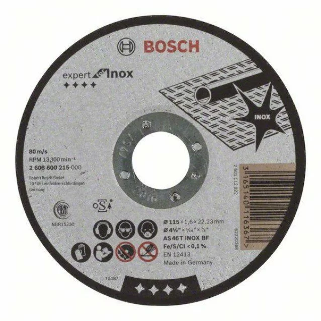 Disc de taiere Expert for Inox Bosch 115 x 1.6