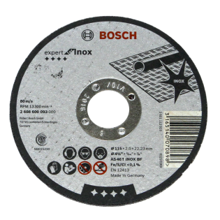 Disc de taiere Expert for Inox Bosch 115 x 2.0 Disc de taiere Expert for Inox Bosch 115 x 2.0