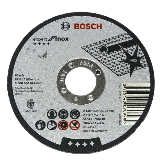 Disc de taiere Expert for Inox Bosch 115 x 2.0