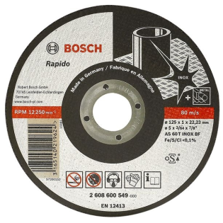 Disc de taiere Expert for Inox Bosch 125 x 1 Disc de taiere Expert for Inox Bosch 125 x 1