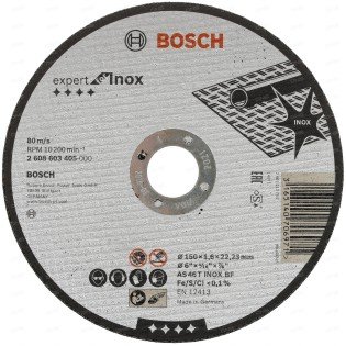 Disc de taiere Expert for Inox Bosch 150 x 1.6 Disc de taiere Expert for Inox Bosch 150 x 1.6