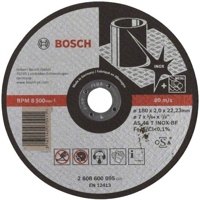 Disc de taiere Expert for Inox Bosch 180 x 2.0