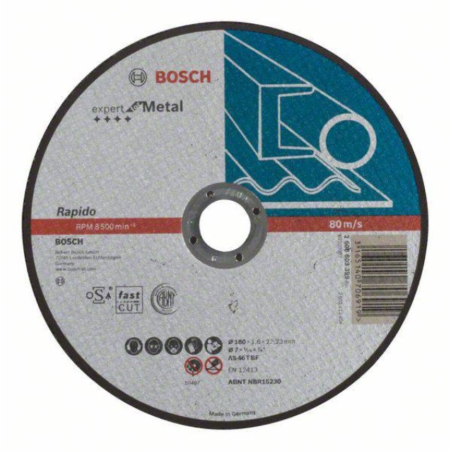 Disc de taiere Expert for Metal Bosch 180 x 1.6