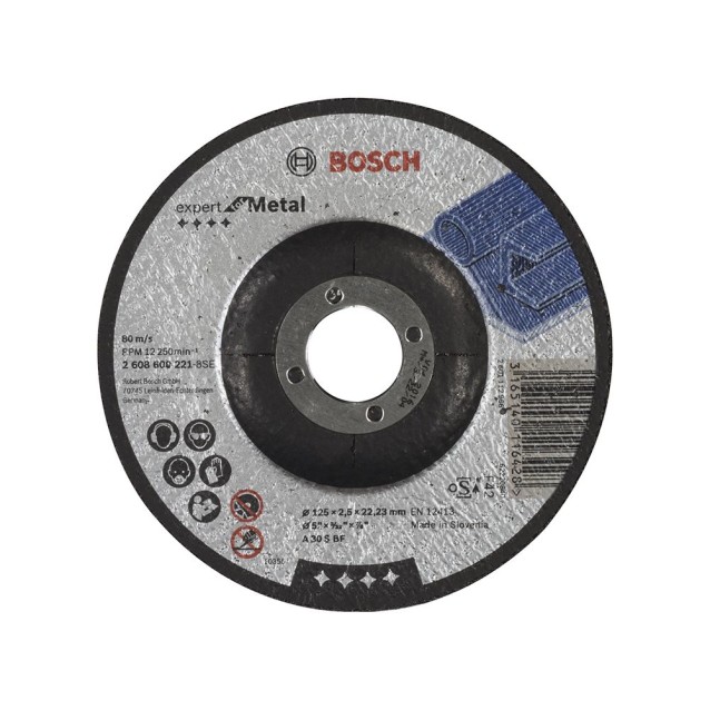Disc de taiere Expert for Metal cu degajare Bosch 125 x 2.5
