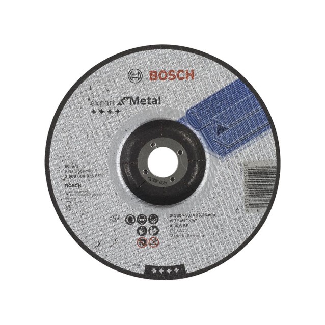Disc de taiere Expert for Metal cu degajare Bosch 180 x 3.0