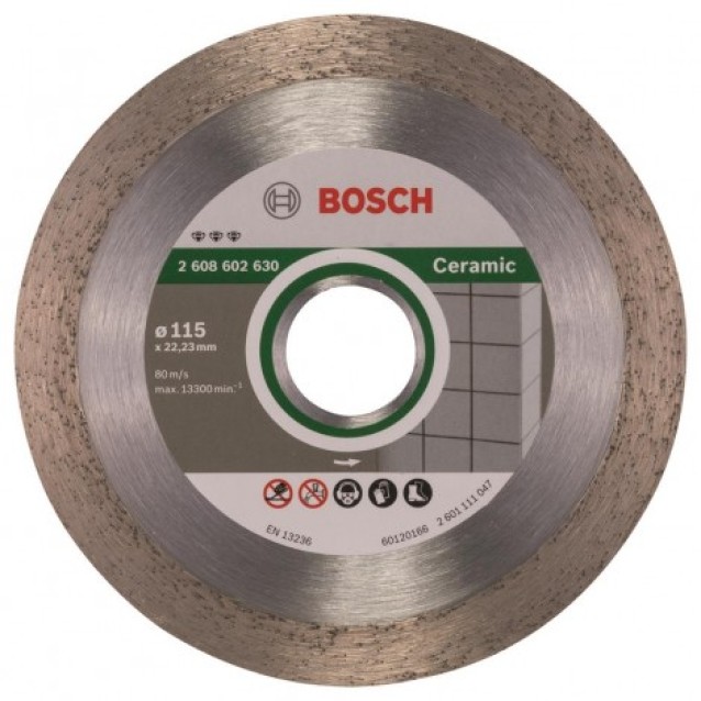 Disc diamantat Bosch Best for Ceramic 115 x 1.8