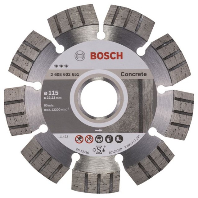 Disc diamantat Bosch Best for Concrete 115 x 2.2