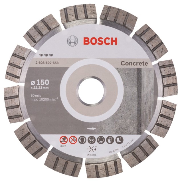 Disc diamantat Bosch Best for Concrete 150 x 2.4