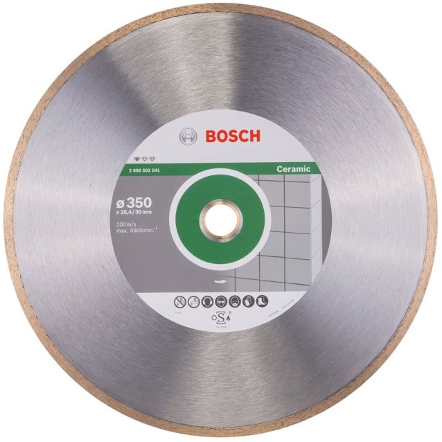 Disc diamantat Bosch Standard for Ceramic 350 x 25.4 x 2