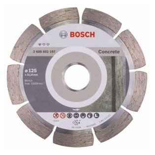 Disc diamantat Bosch Standard for Concrete 125 x 1.6 Disc diamantat Bosch Standard for Concrete 125 x 1.6