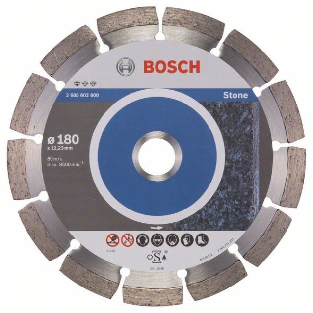 Disc diamantat Bosch Standard for Stone 180 x 2
