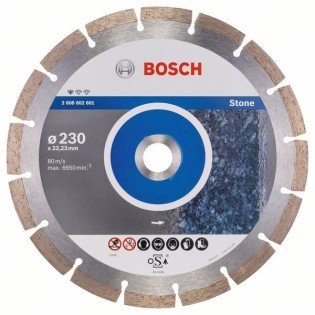 Disc diamantat Bosch Standard for Stone 230 x 2.3 Disc diamantat Bosch Standard for Stone 230 x 2.3