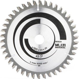 Panza Fierastrau Circular Bosch Multi Material 160 x 20 x 42 Panza Fierastrau Circular Bosch Multi Material 160 x 20 x 42