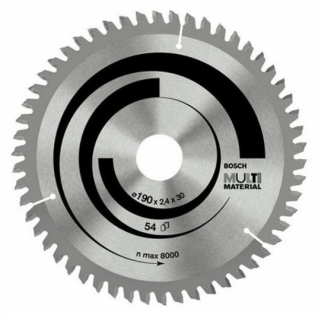 Panza Fierastrau Circular Bosch Multi Material 190 x 30 x 54 Panza Fierastrau Circular Bosch Multi Material 190 x 30 x 54