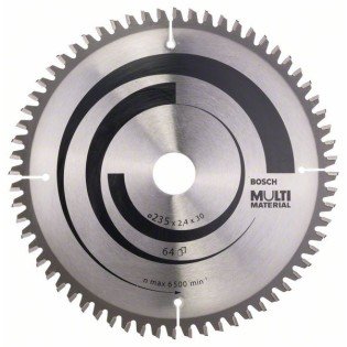 Panza Fierastrau Circular Bosch Multi Material 235 x 30 x 64 Panza Fierastrau Circular Bosch Multi Material 235 x 30 x 64