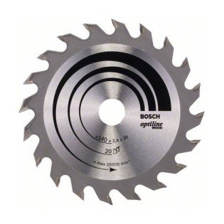 Panza Fierastrau Circular Bosch Optiline Wood 140 x 20 / 20 Panza Fierastrau Circular Bosch Optiline Wood 140 x 20 / 20