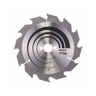 Panza Fierastrau Circular Bosch Optiline Wood 160 x 20 / 12 Panza Fierastrau Circular Bosch Optiline Wood 160 x 20 / 12