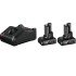 Set acumulatori BOSCH GBA 12V 6,0 Ah şi Încărcător rapid GAL 12V-40