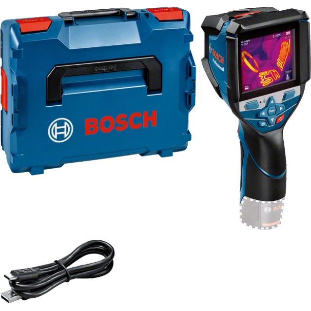 Camera termica digitala cu acumulator 12V Bosch GTC 400 C - L-BOXX, livrata fara acumulator si incarcator