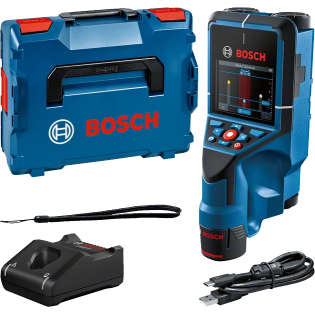 Scanner de perete Bosch D-tect 200 C cu acumulator si incarcator - L-BOXX Scanner de perete Bosch D-tect 200 C cu acumulator si incarcator - L-BOXX