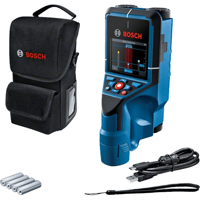 Scanner de perete Bosch D-tect 200 C plus 4 baterii