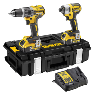 Set 2 scule profesionale pe acumulator DeWALT DCK266P2, 18V, motor fara perii, masina de gaurit DCD796, masina de insurubat cu impact DCF887, 2x acumulator 5 Ah, incarcator rapid, cutie transport TSTAK Set 2 scule profesionale pe acumulator DeWALT DCK266P2, 18V, motor fara perii, masina de gaurit DCD796, masina de insurubat cu impact DCF887, 2x acumulator 5 Ah, incarcator rapid, cutie transport TSTAK