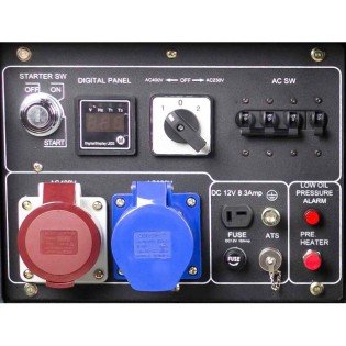 Generator de curent trifazat cu motor diesel HYUNDAI DHY8500LEK-T, 6KW Generator de curent trifazat cu motor diesel HYUNDAI DHY8500LEK-T, 6KW