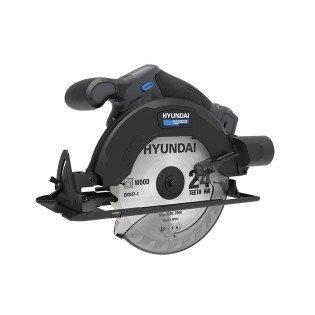 Fierastrau circular de mana cu acumulator 20V Hyundai CS20S-165, adancime max. de taiere 55 mm la 90°, panza de 165 mm, livrat fara acumulator si incarcator