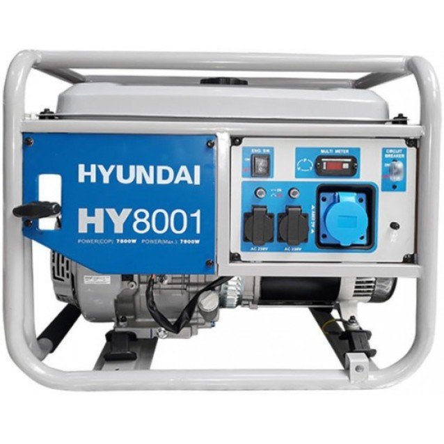 Generator de curent monofazat Hyundai HY8001, 8 kw Generator de curent monofazat Hyundai HY8001, 8 kw