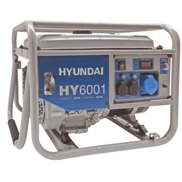 Generator de curent monofazic 6 kW HYUNDAI HY6001 Generator de curent monofazic 6 kW HYUNDAI HY6001