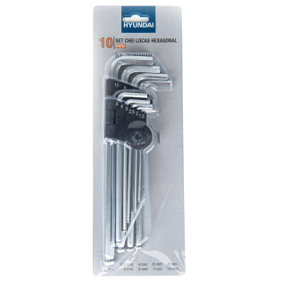 Trusa de chei imbus crv 10 piese 1.5-10mm HY-75001010