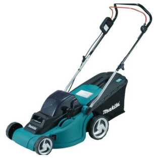 Masina de tuns gazonul Makita DLM330SM cu acumulator 18V, latime de taiere 33 cm, cos colector 30l, livrata fara acumulator si incarcator
