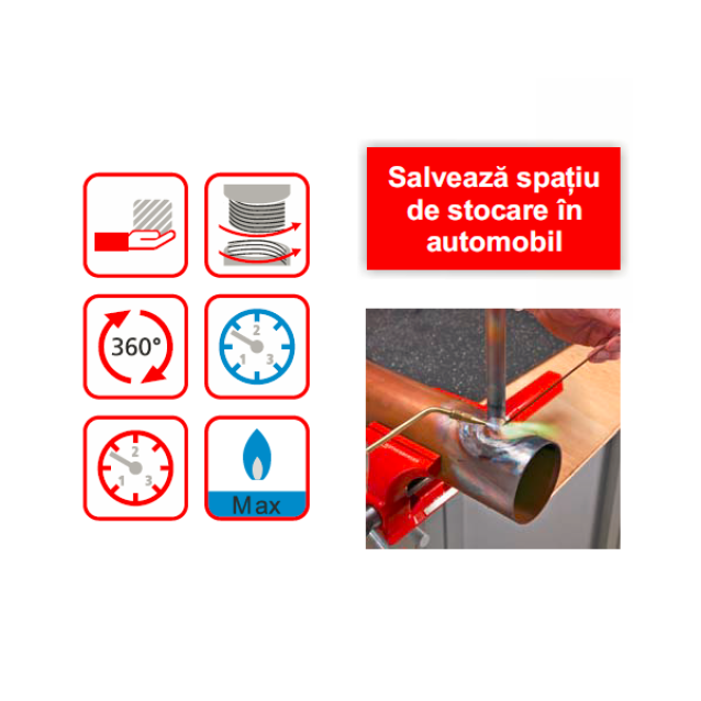 Echipament portabil pentru brazare oxi-gaz ALLGAS 2000 PS 0.5/2 BASIC