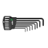 Set 8 chei inbus lungi Torx T9-T40 forma L WIHA