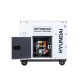 Generator de curent inverter monofazat cu motor diesel Hyundai DHY-9000SEi, 6.5kw