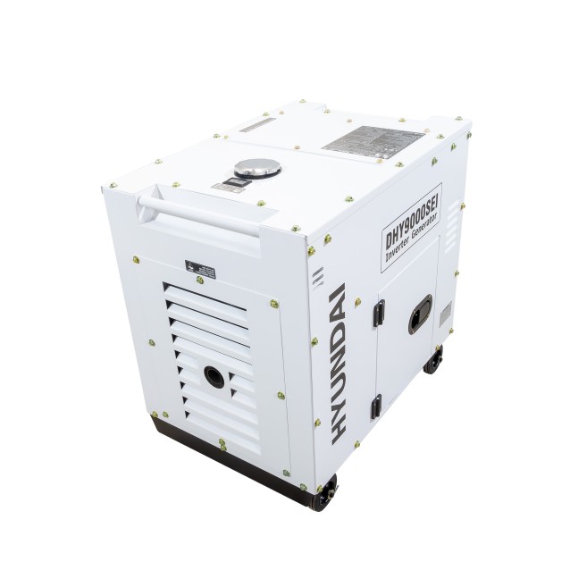Generator de curent inverter monofazat cu motor diesel Hyundai DHY-9000SEi, 6.5kw